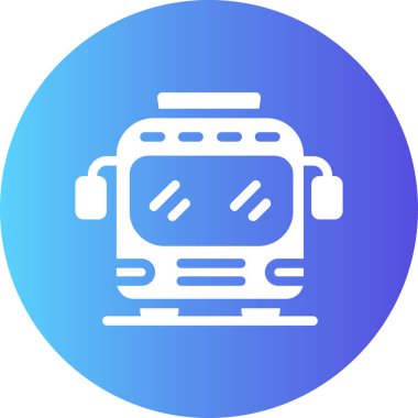 Bir robot simgesinin vektör illüstrasyonu