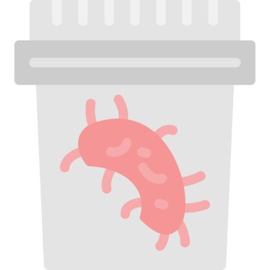 bir konteynır konservesinin düz tasarım biçimi yiyeceklerin kapağının görüntüsüyle