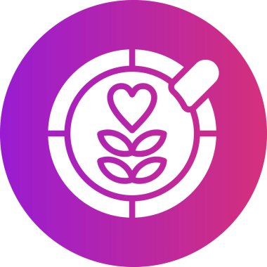 Kalp. Web simgesi basit illüstrasyon