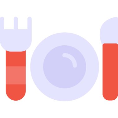 yemek pişirme ikonu düz stil