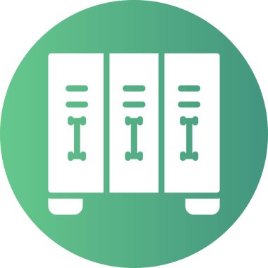 veri simgesi vektör illüstrasyonu