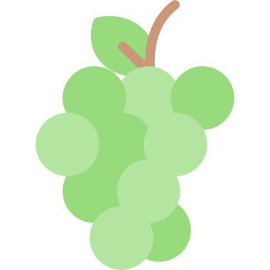 Üzümlerin vektör çizimi.