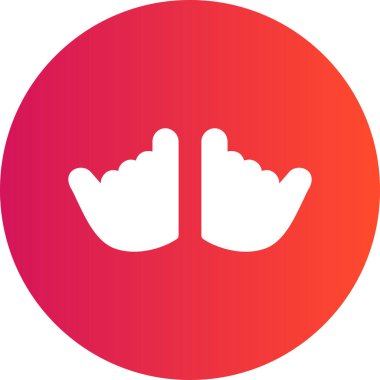 Bir elin vektör illüstrasyonu