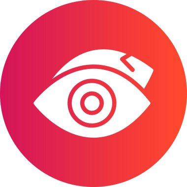 Göz simgesi vektör illüstrasyonu