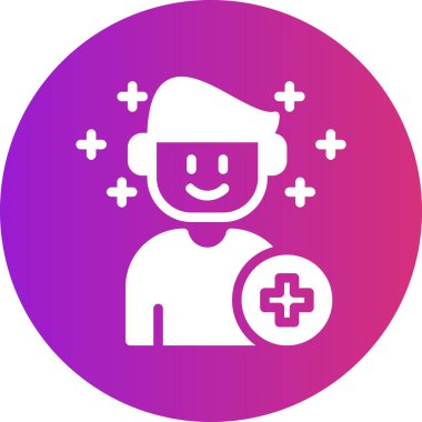 Tıbbi bir simgenin vektör illüstrasyonu