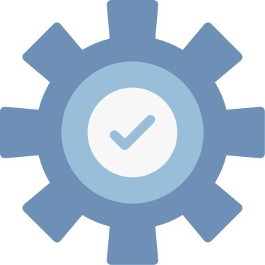 İşaretleme simgesi vektör illüstrasyonunu kontrol et