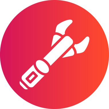 Meşale simgesinin vektör illüstrasyonu