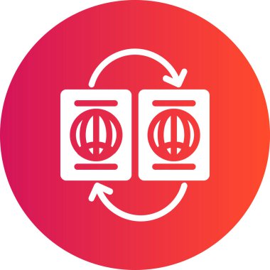 vektör değişim simgesi illüstrasyonu