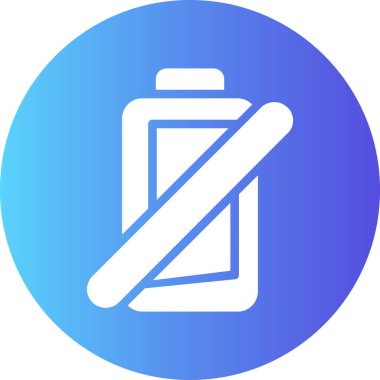 Pil simgesinin vektör illüstrasyonu