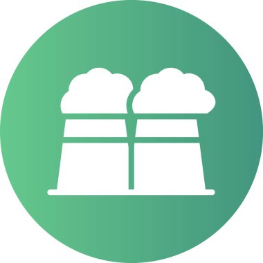 Kek. Web simgesi basit illüstrasyon