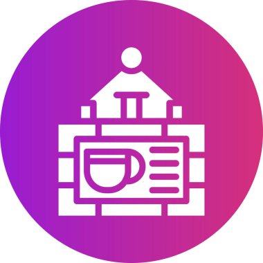 Vektör Kahve Simgesi illüstrasyonu