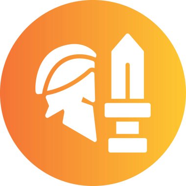 Şövalye simgesi vektör illüstrasyonu