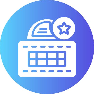 Takvim simgesi, vektör illüstrasyonu basit tasarım