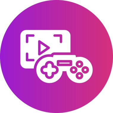 oyun simgesi, vektör illüstrasyonu