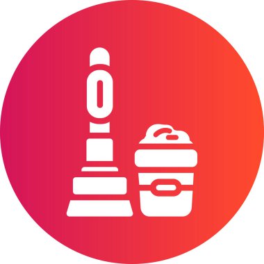 Modern gaz simgesinin vektör illüstrasyonu