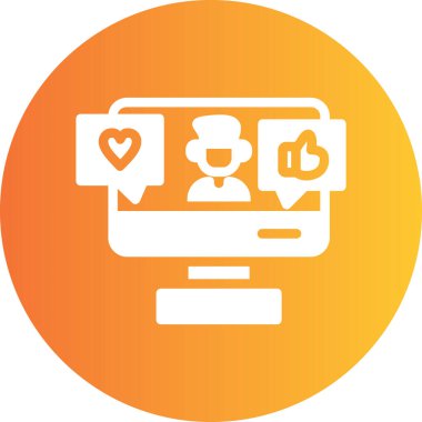 seo modern simgesinin vektör illüstrasyonu