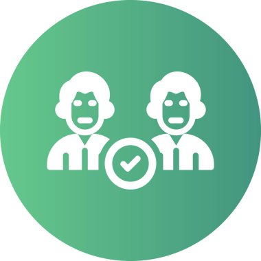 İnsan simgesinin vektör illüstrasyonu