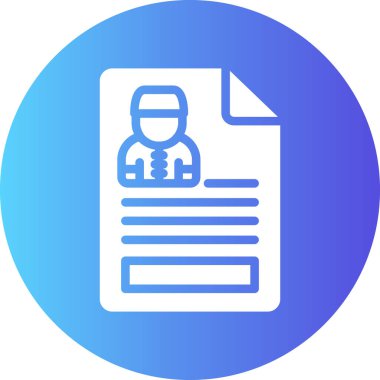 Belge simgesinin vektör illüstrasyonu