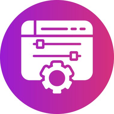 Belge. Web simgesi basit illüstrasyon