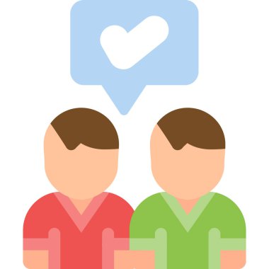 Sosyal medya simgesi olan insanlar