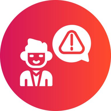 Uyarı simgesinin vektör illüstrasyon tasarımı