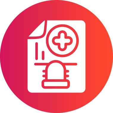 Hastane Simgesi Vektör İllüstrasyonu