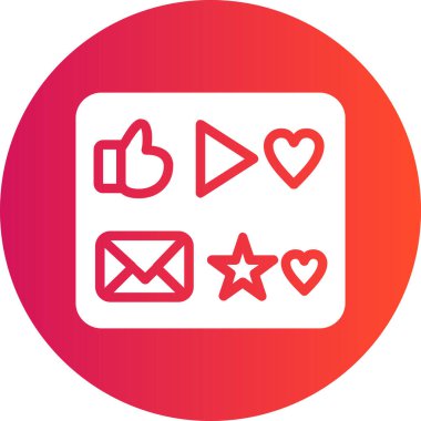 Basit vektör illüstrasyon seosu