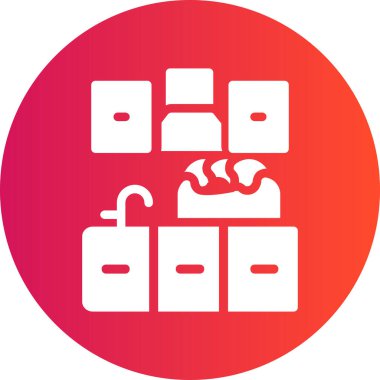 Gıda simgesinin vektör illüstrasyonu