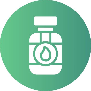 Benzersiz gaz varili vektör çizgisi simgesi