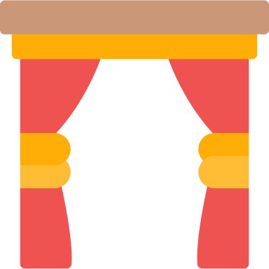 Sirk sirki, basit ikon vektör çizimi