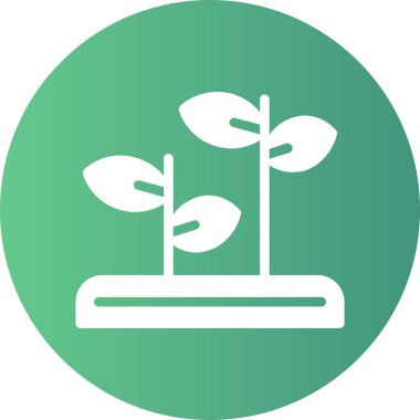 bitki simgesi vektör illüstrasyonu