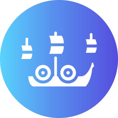 gemi web simgesi basit illüstrasyon