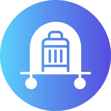 Tren simgesinin vektör illüstrasyonu