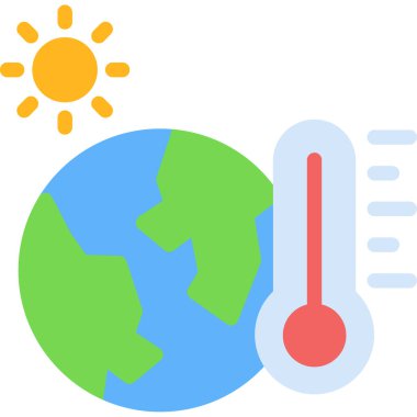 Yaz kategorisinde iklim küresel ısınma simgesi