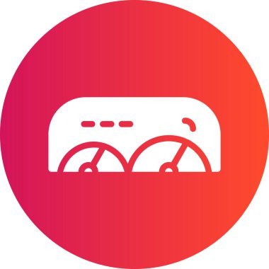 otomobil yıkama vektör simgesi dış hat biçiminde