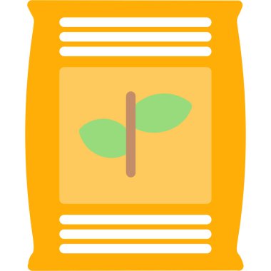 Gübre Torbası Düz, Basit Vektör Tasarımı