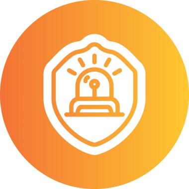 Bir kilit simgesinin vektör illüstrasyonu