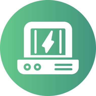 web simgesi, dizüstü bilgisayar vektör illüstrasyon