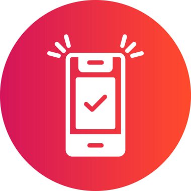 Akıllı telefon. Web simgesi basit illüstrasyon