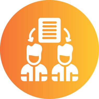 iş simgesi vektör illüstrasyonu