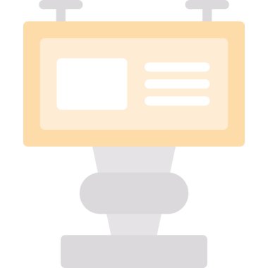 Beyaz ekranlı modern bir bilgisayarın vektör çizimi