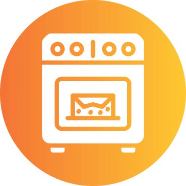 Mutfak fırını. basit ağ