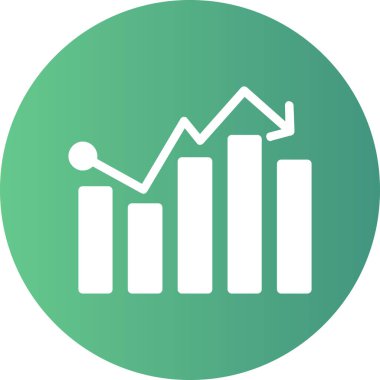grafik simgesinin vektör illüstrasyonu