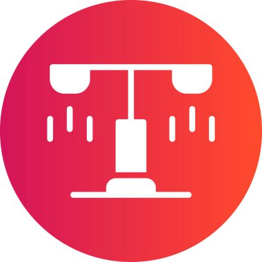 Lamba simgesinin vektör illüstrasyonu