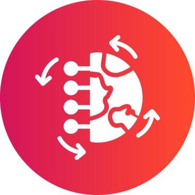 Seo simgesinin vektör illüstrasyonu