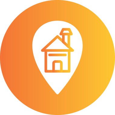 harita konum vektörü simgesi modern tasarım vektörü çizimi