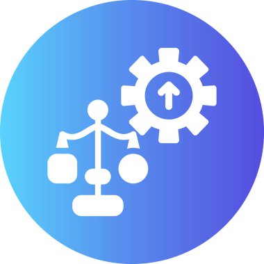 İş simgesinin vektör illüstrasyonu