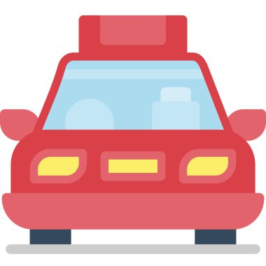 Araç taşıma simgesi düz stil