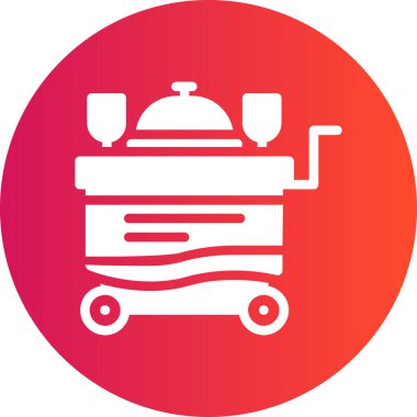 Benzin istasyonu simgesinin vektör illüstrasyonu