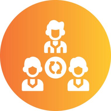 İnsan simgesinin vektör illüstrasyonu